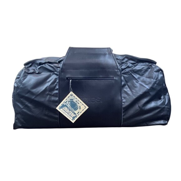 Totes On The Move Foldable Black Waterproof Shoulder Strap Duffel Bag Sz L - New - Picture 2 of 15